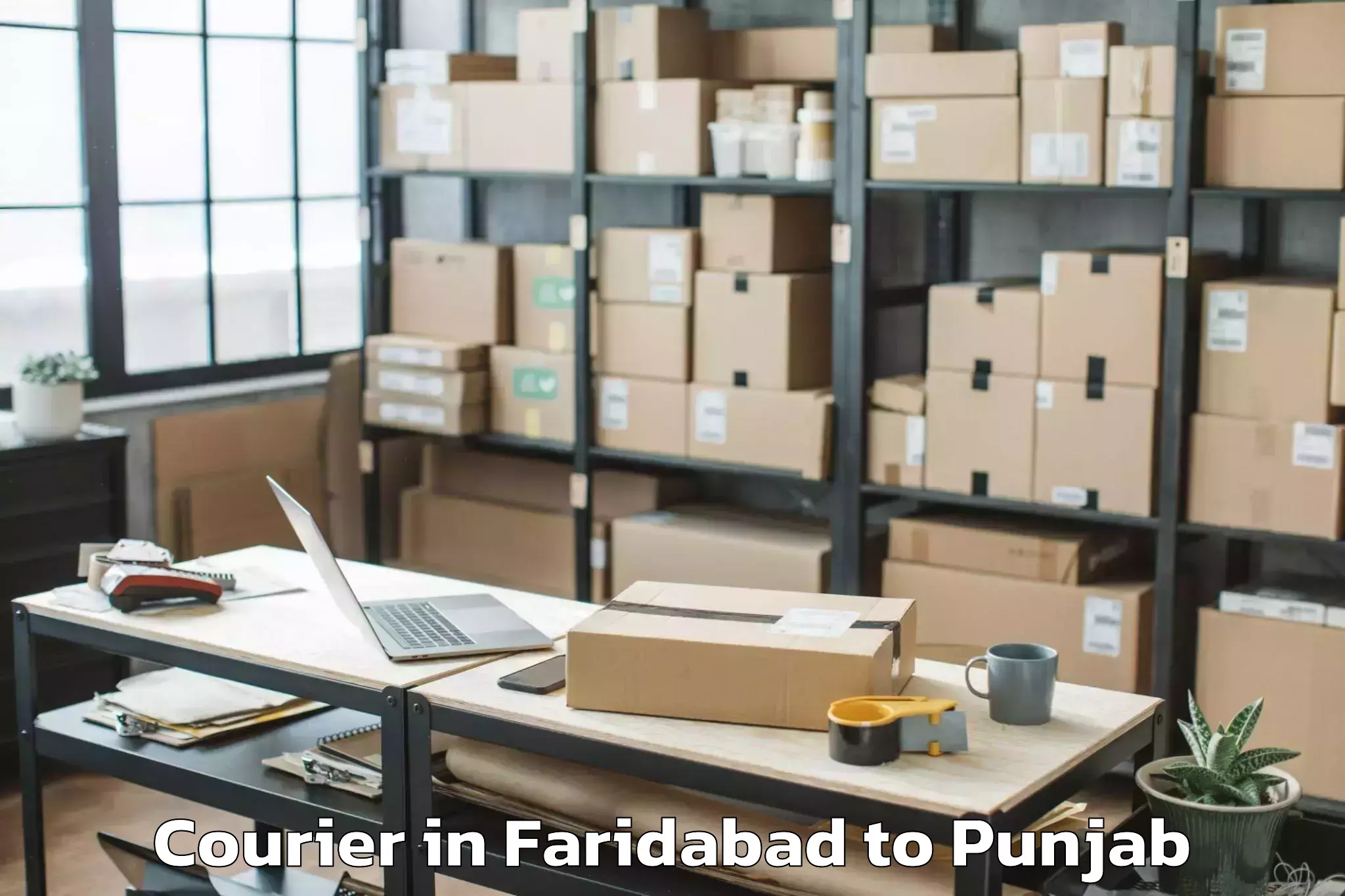 Book Faridabad to Dhilwan Courier